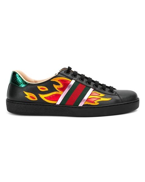 black gucci shoes with flames|neiman marcus Gucci shoes women.